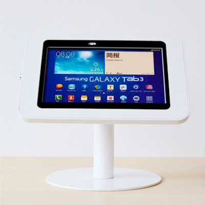 El ePad Desk de la Serie Pad Kiosk es una envolvente de seguridad para tablet