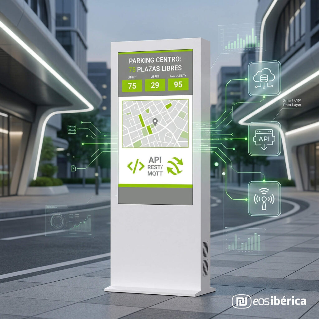 Integración de Kioscos Interactivos para el control de ocupación de parkings en tiempo real