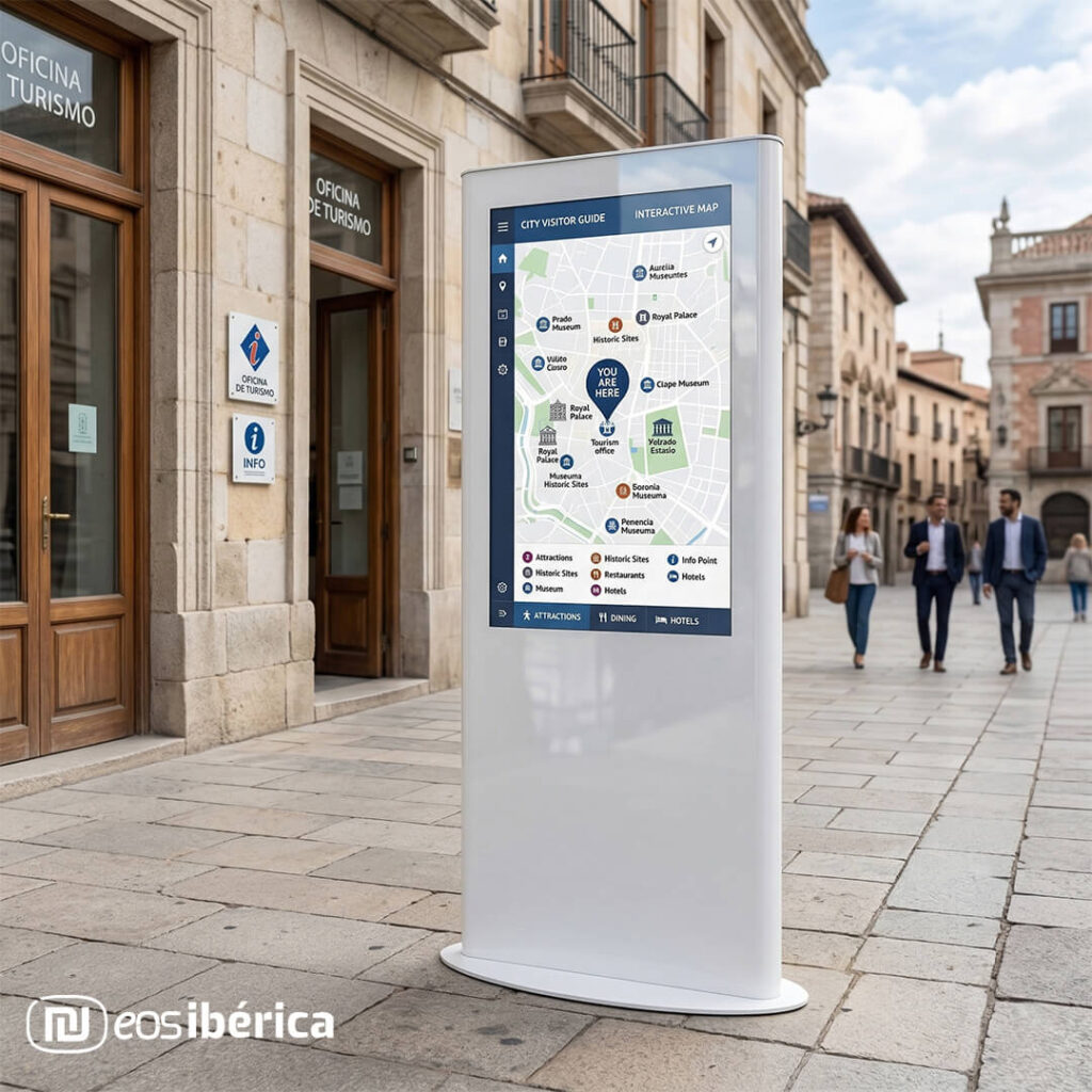 Kiosco digital para sector turístico