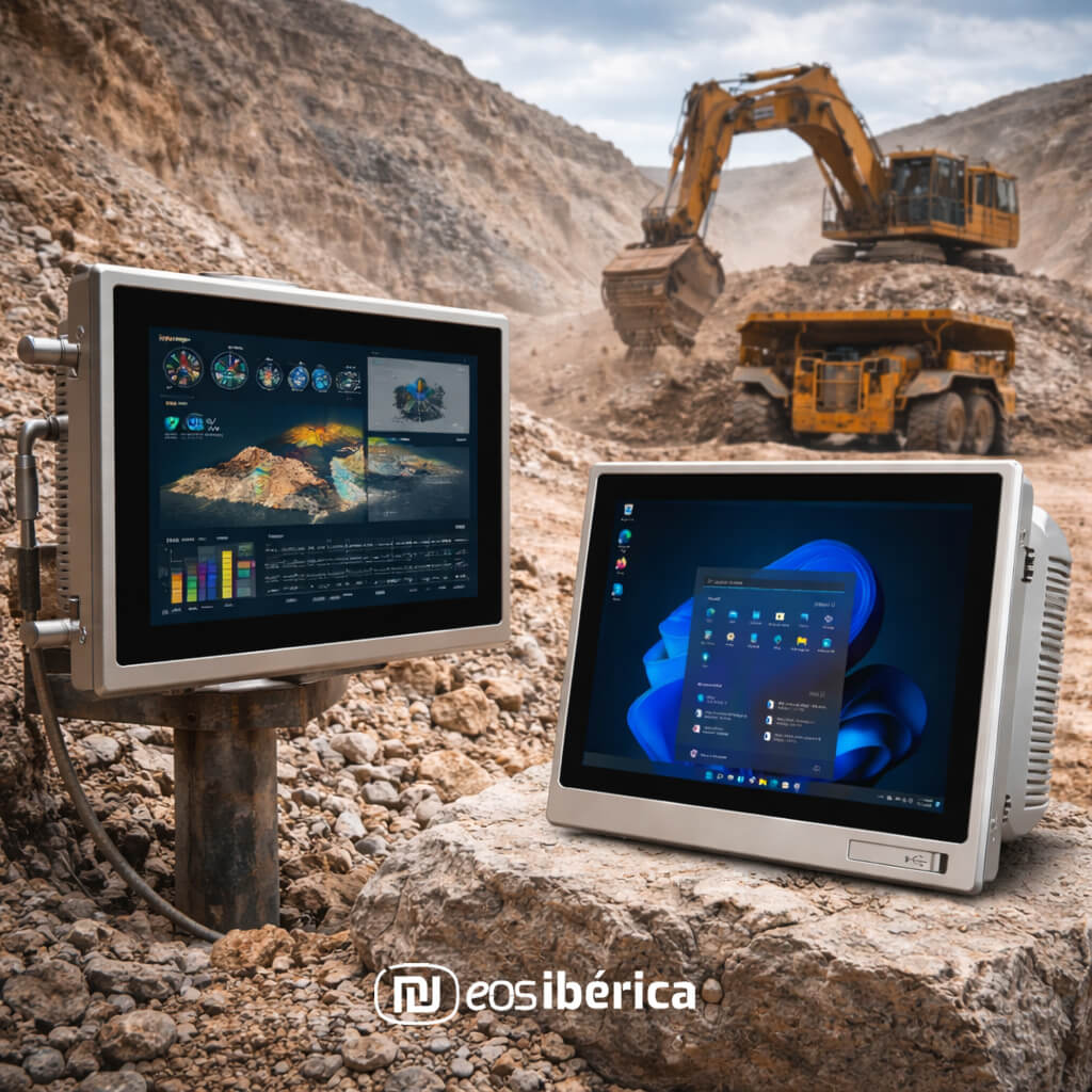 Monitores industriales para el sector minero