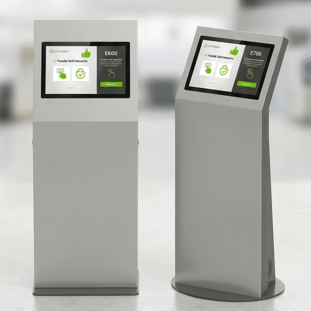 e600 y e700, terminales interactivos de gestión de colas para mejorar la experiencia del cliente.