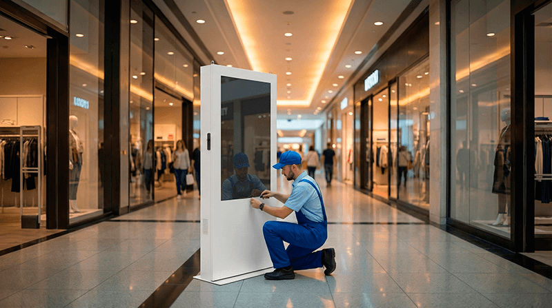 Operario-realizando-el-mantenimiento-de-un-terminal-interactivo