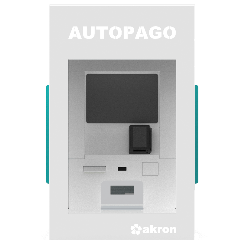 eAutopago-Encastrado Terminal para panelar en tabiquería exterior de estaciones de servicio