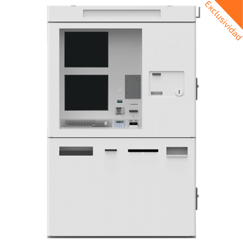 ATM multifunción con pago electrónico/monética e identificación A4