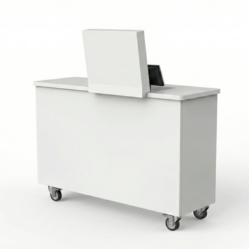 eStand_Mueble mostrador electrificado