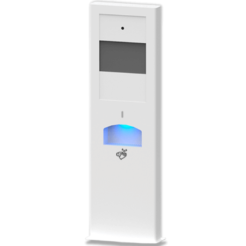 Tótem de seguridad con cámara termográfica eTótem Sanitizer