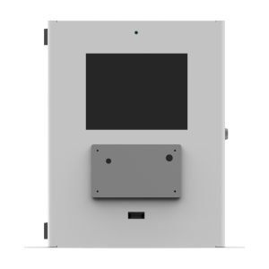 Kiosco interactivo de pared para procesos remotos eAccess