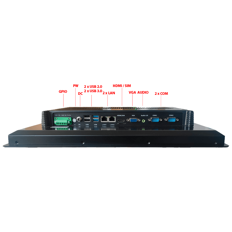 Panel PC ePX17 TH i5 6200u EXT Conexiones