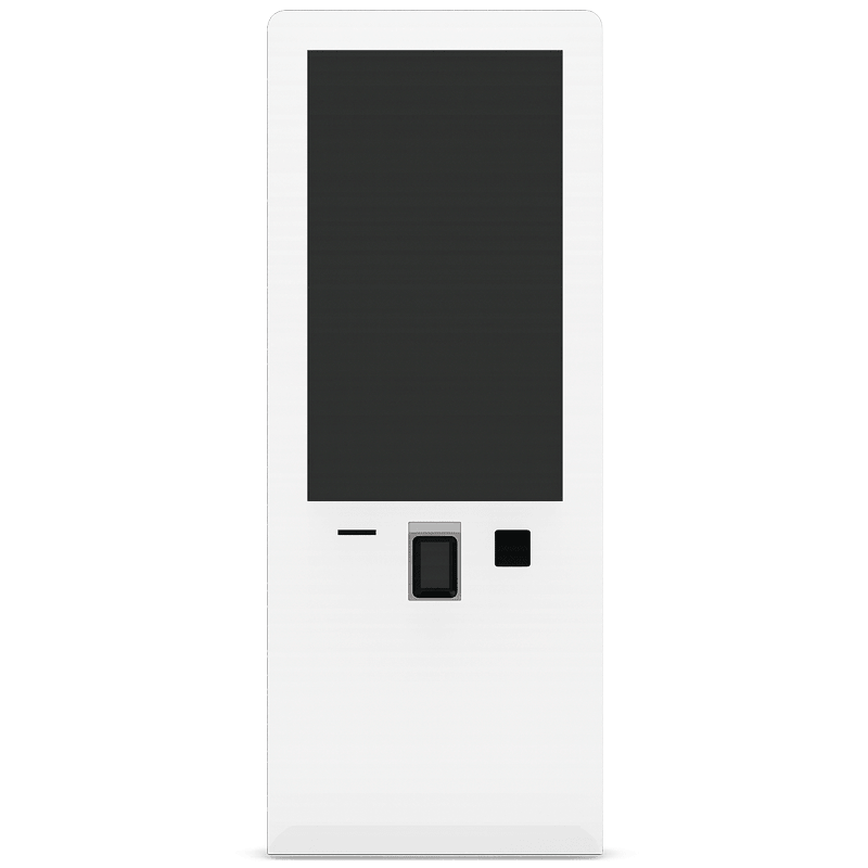 Mupi de 43” tipo iPhone y puerta trasera.