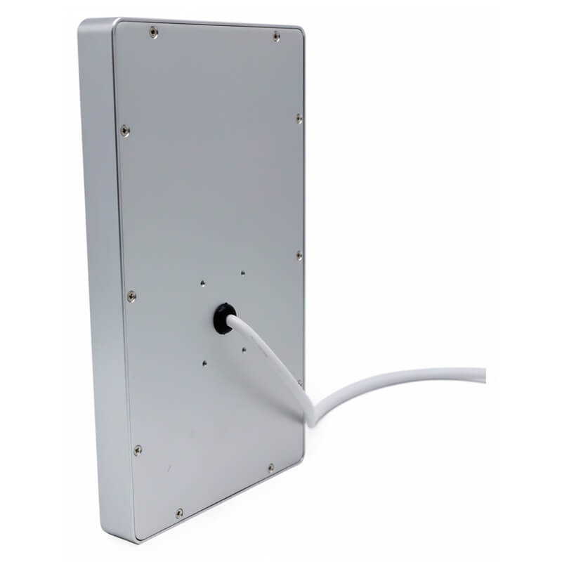 Parte trasera de terminal eCM CT-8201 de 8” con reconocimiento facial y detección térmica, preciso y rápido, ideal para hospitales, aeropuertos y espacios públicos