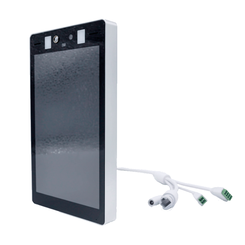 Terminal eCM CT-8201 de 8” con reconocimiento facial y detección térmica, preciso y rápido, ideal para hospitales, aeropuertos y espacios públicos