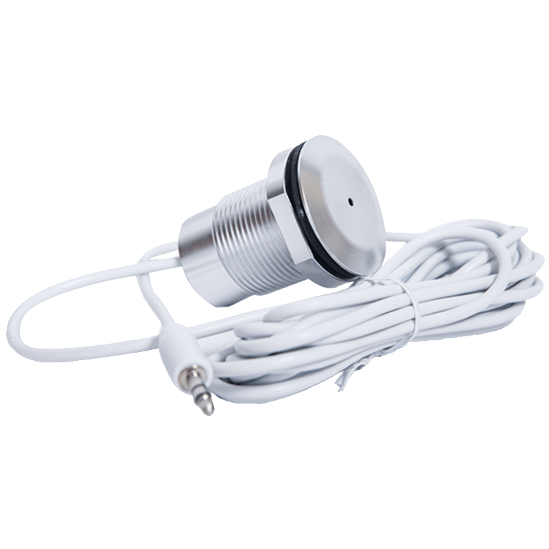 Micrófono antivandálico IP65 resistente al agua y polvo, con chasis de aluminio ligero y duradero, apto para interior y exterior eMIC-IP65
