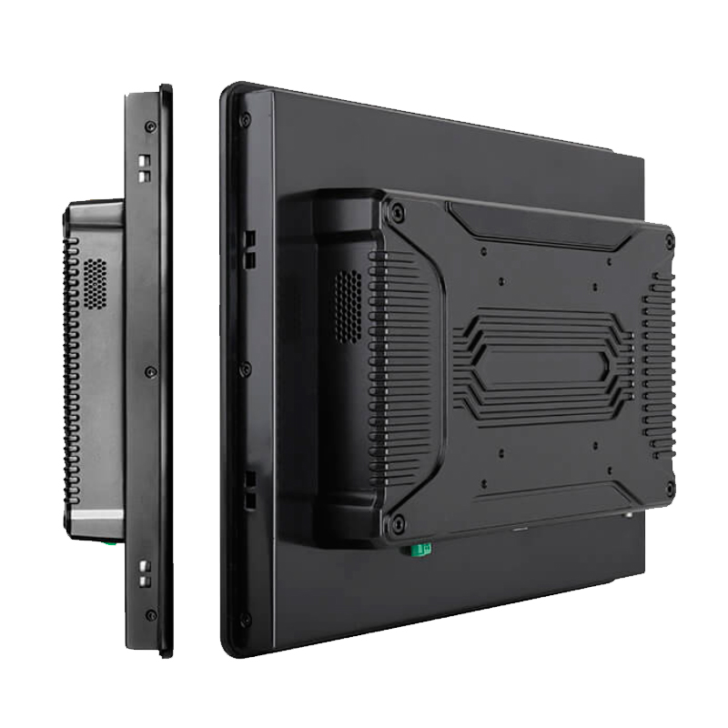 eMonitor-TH-C-EXT Monitor industrial táctil IP65 para uso de exterior, parte trasera