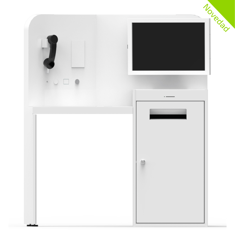 eHelp terminal con teléfono integrado y reconocimiento facial