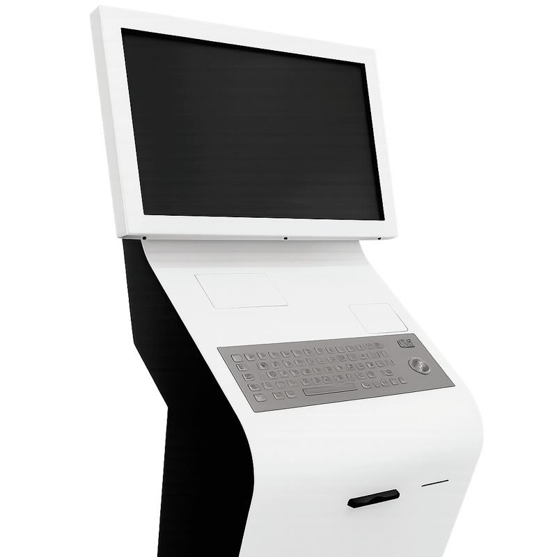eFirma-Plus-Teclado Terminal curvilíneo multipantalla con mantenimiento trasero y teclado o TPV