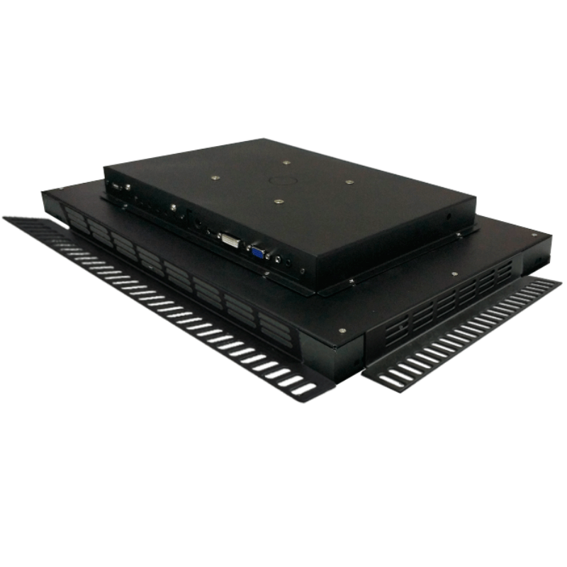 ePanel-Rear_Trasera Monitor táctil capacitivo/resistivo de marco abierto con anclajes