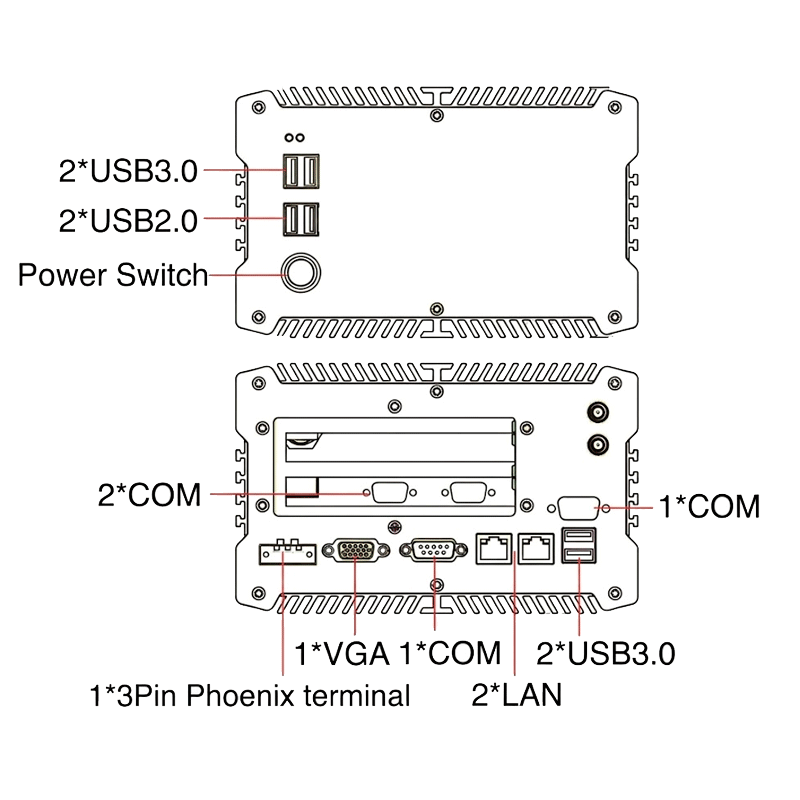 eRX-i5-7360u-PCIe-conexiones