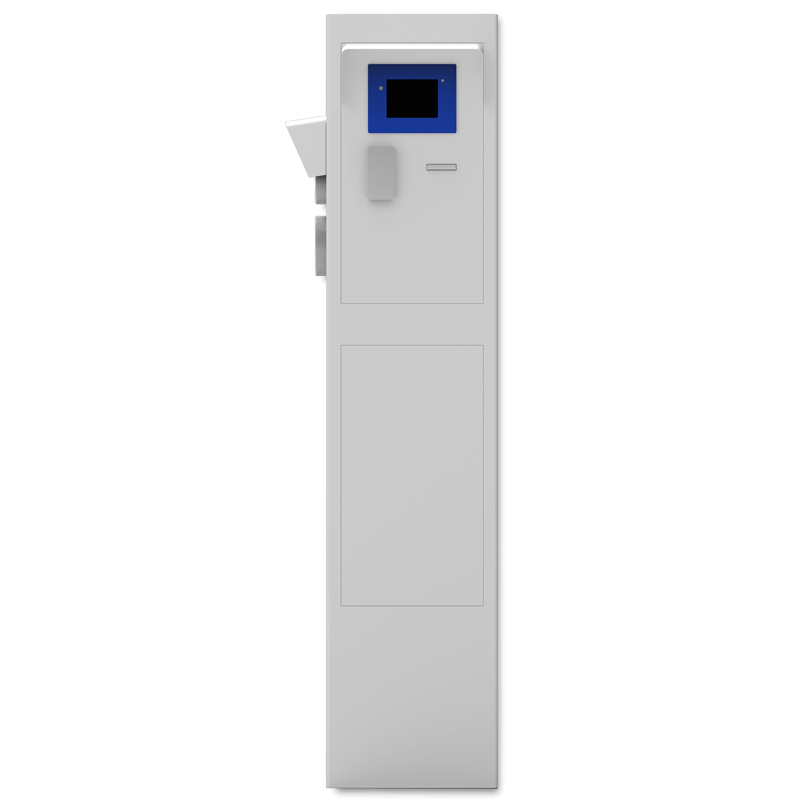 eStop-Lite_frontal Kiosco digital para vehículos pesados con semáforo y AC peltier