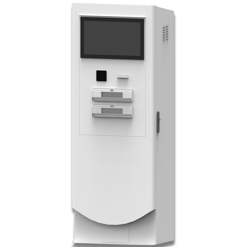 eStop-Printer-Pie - Lateral Kiosco digital para vehículos ligeros con impresora A4 + buzón