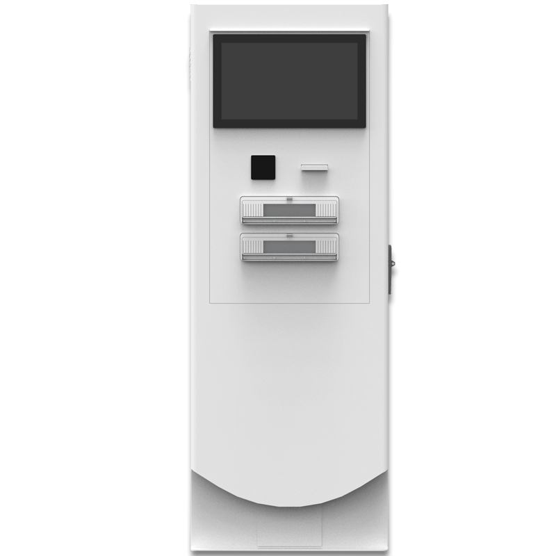 eStop-Printer-Pie Kiosco digital para vehículos ligeros con impresora A4 + buzón