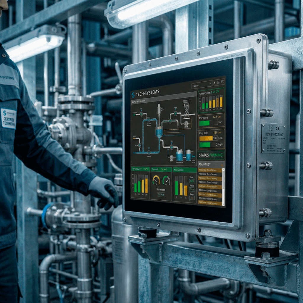 Panel-PC-industrial-táctil-Full-IP65-con-certificación-ATEX-para-entornos-con-riesgo-de-gases,-vapores-o-polvo-explosivo