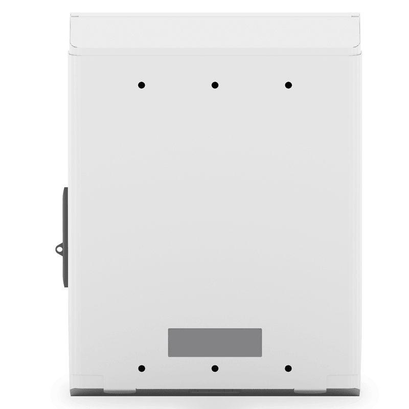 Imagen de la parte trasera del ePay Card, solución tecnológica de autopago robusta, compacta y antivandálica para exterior.