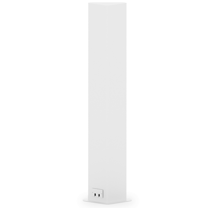 Vista trasera eSelfie, columna slim con luz flash para selfies