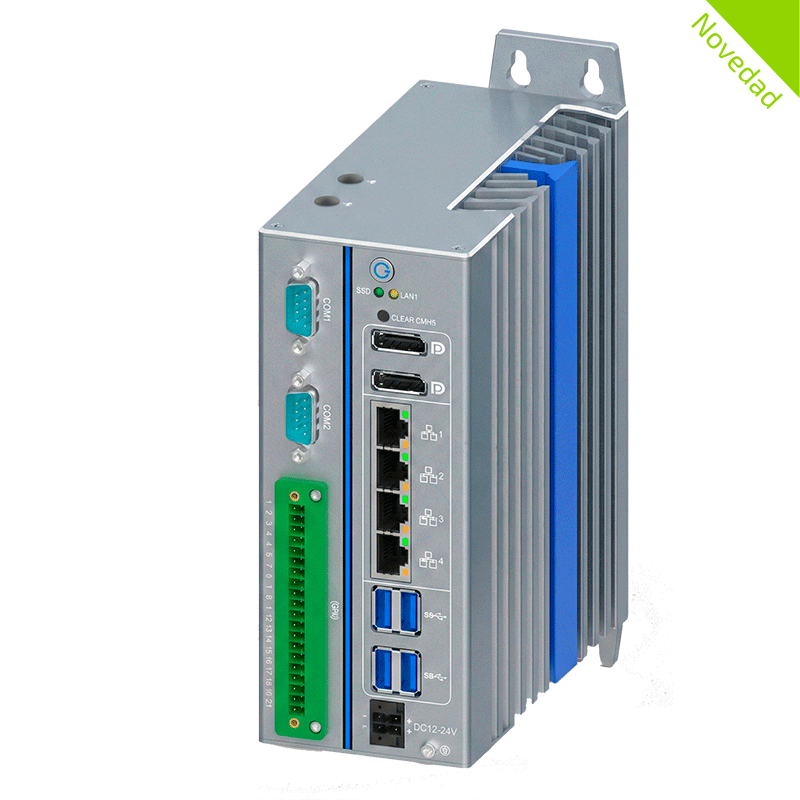 IEXP 512 I7 1255U CAN 24V PC industrial fanless con procesador Intel Core i7 de 12ª generación