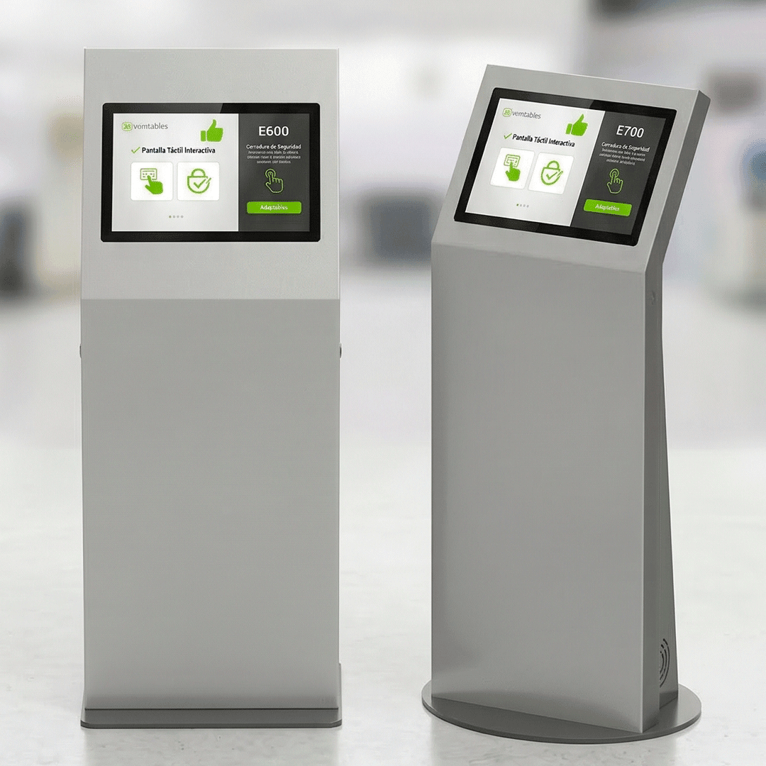 e600 y e700, terminales interactivos de gestión de colas para mejorar la experiencia del cliente.