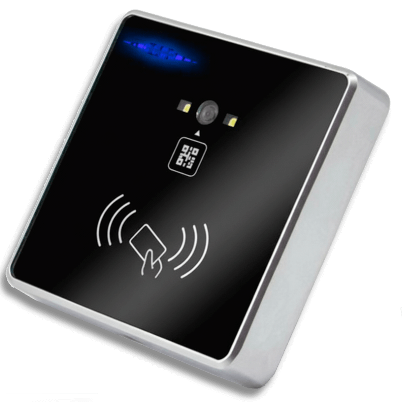 Lector 2D, QR y RFID de alto rendimiento, fácil de montar y configurar, compatible con tarjetas EM y MIFARE y lectura desde pantallas móviles eLT HW 1820C